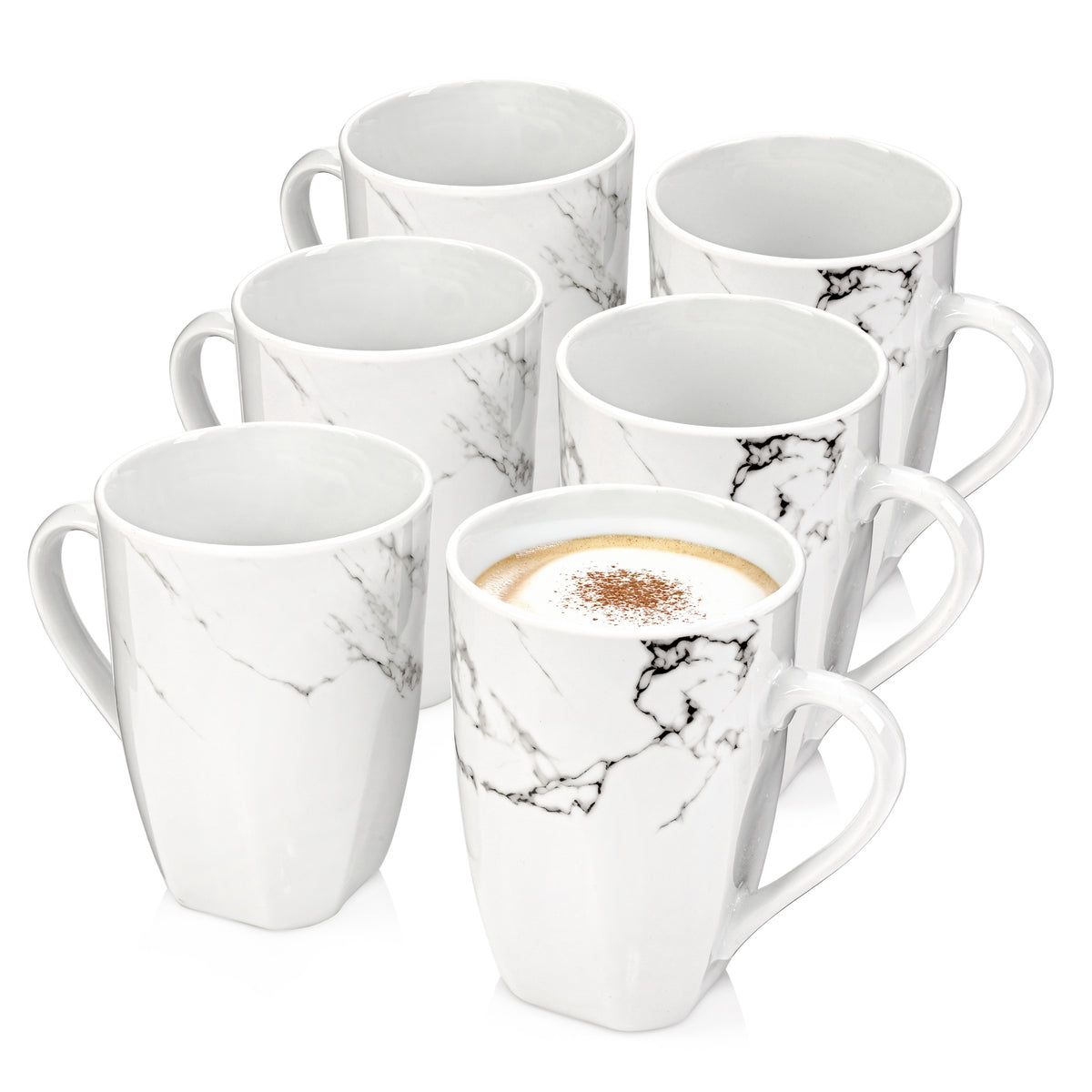 SÄNGER Coffee Mug Set Bilgola Marble 6-Piece