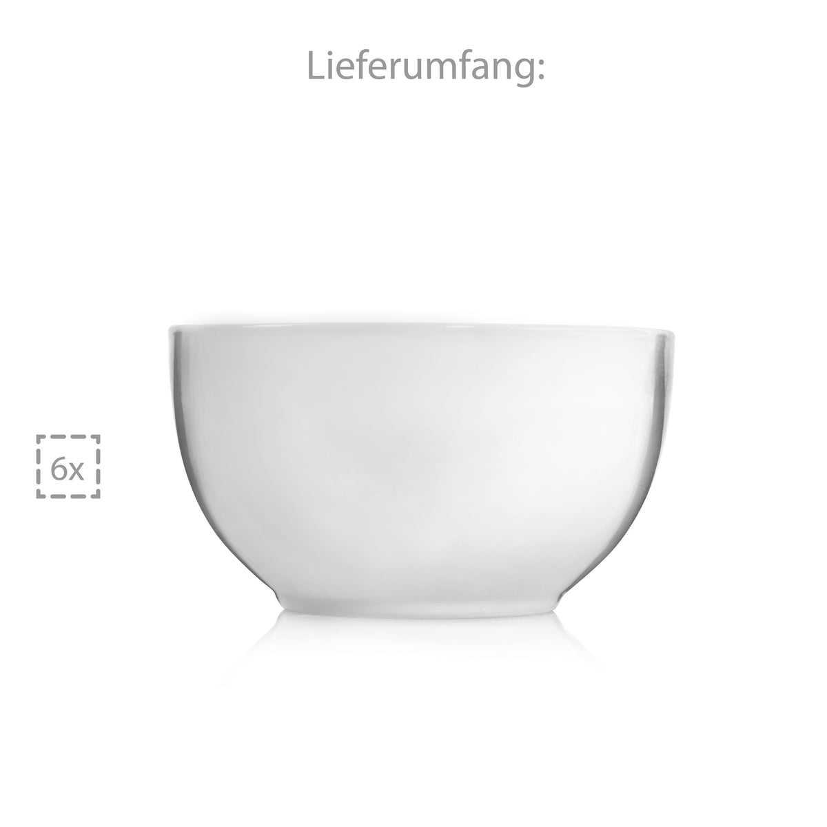 SÄNGER Dessert Bowl Set Sunfort 6 Pieces