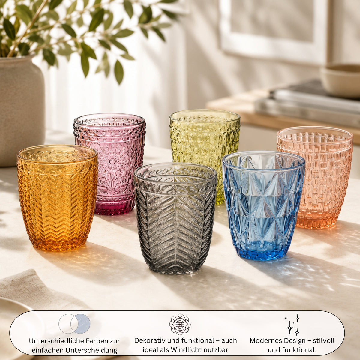 SÄNGER Drinking Glasses Set Porto 6-piece