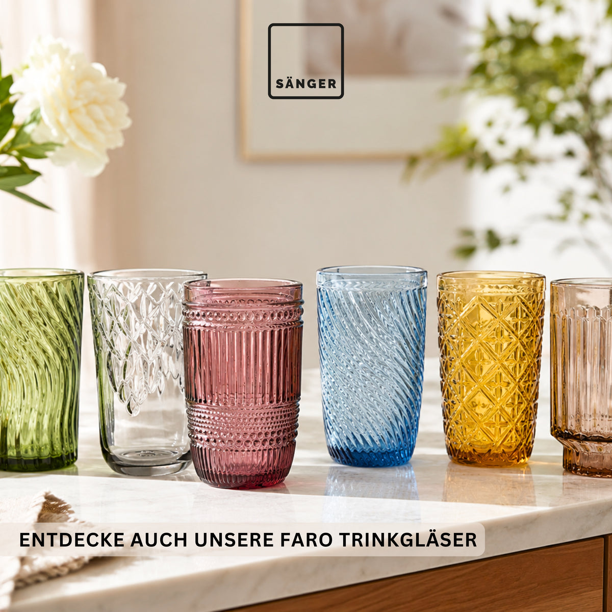 SÄNGER Drinking Glasses Set Porto 6-piece