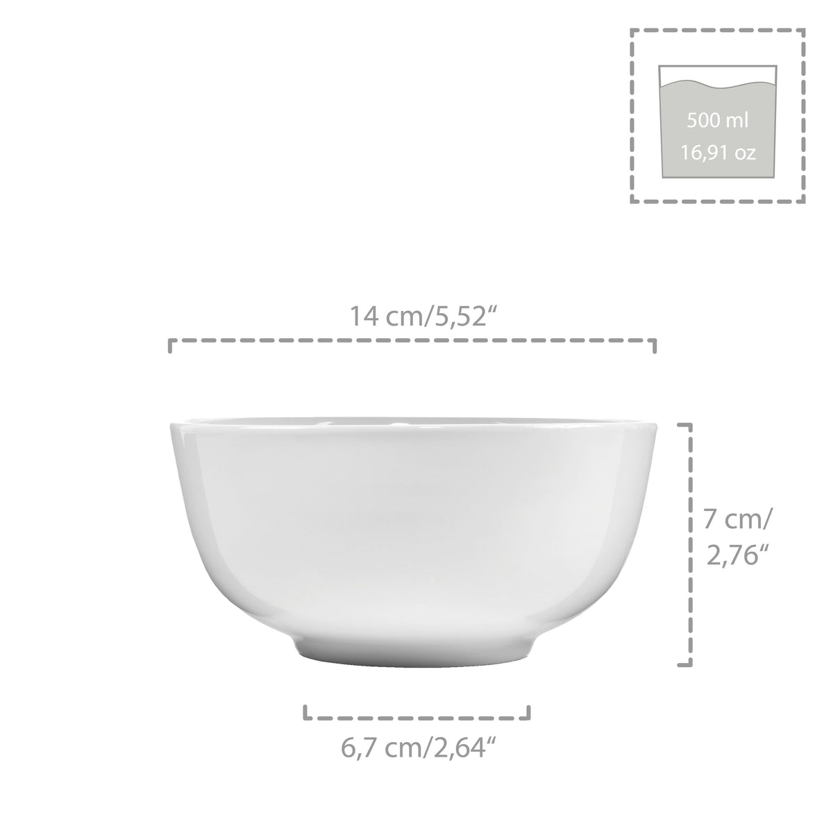 SÄNGER Muesli Bowls Set New Port 6 Pieces