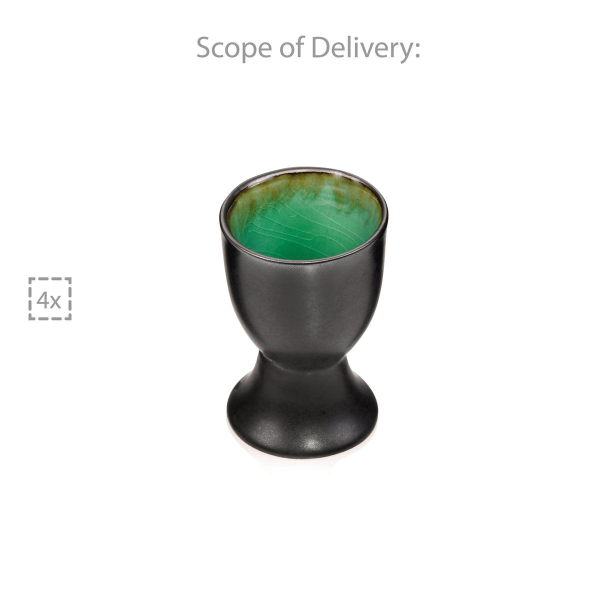SÄNGER Egg Cup Set Palm Beach 4-piece