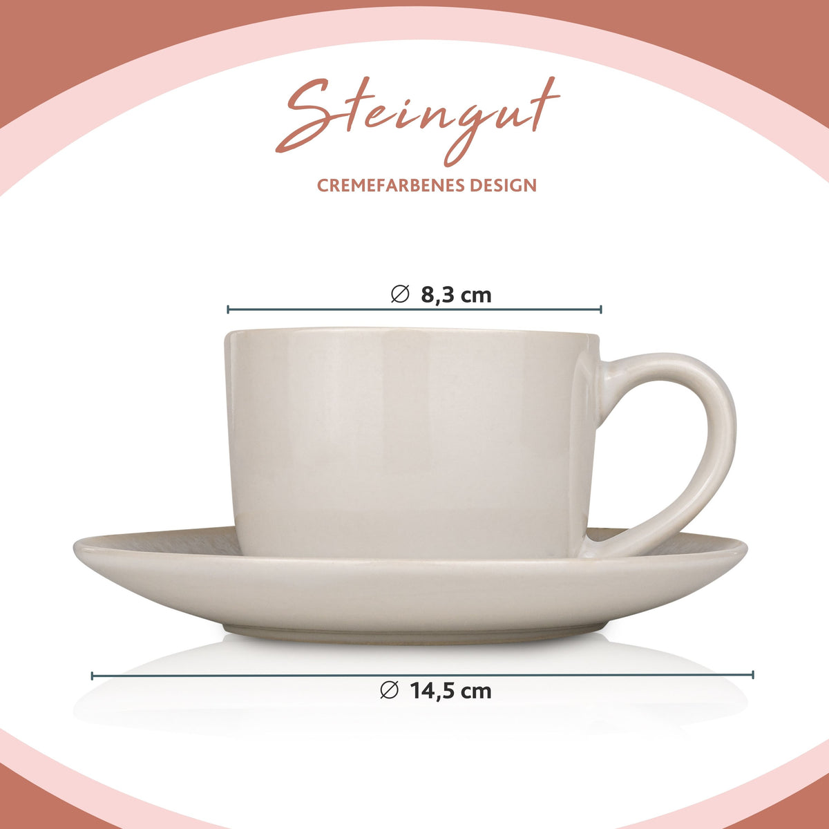 SÄNGER Korfu 8-Piece Coffee Cup Set