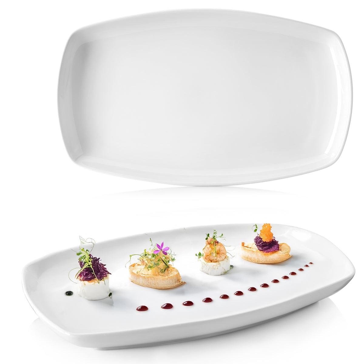 SÄNGER Bilgola 2-piece Serving Platter Set 19 x 29.5 cm