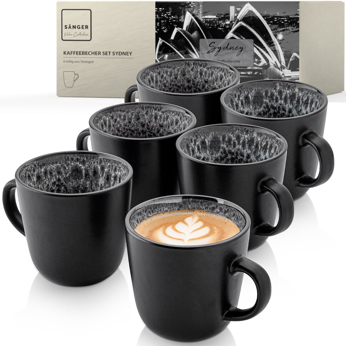 SÄNGER Kaffeebecher Set Sydney 6 teilig