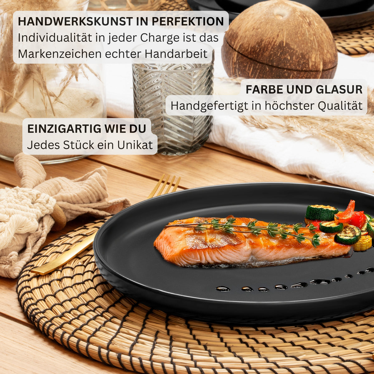 SÄNGER Speiseteller Set Madeira 6 teilig