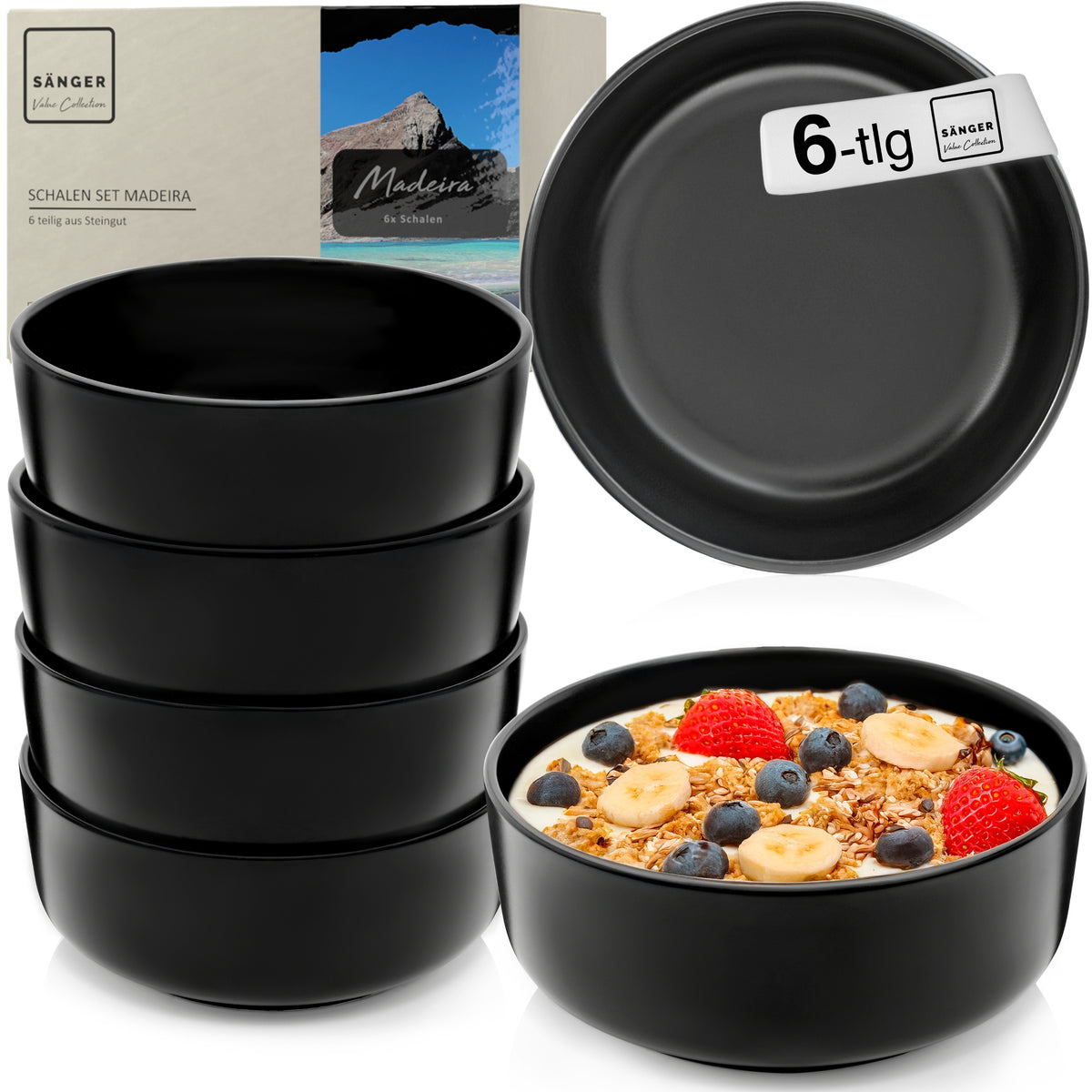SÄNGER Schalen Set Madeira 6 teilig