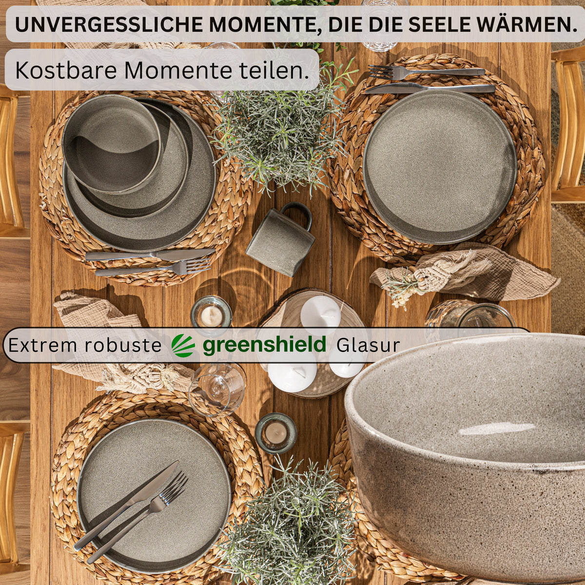 SÄNGER Schalen Set Kairo Clay - 6 teilig aus Steingut