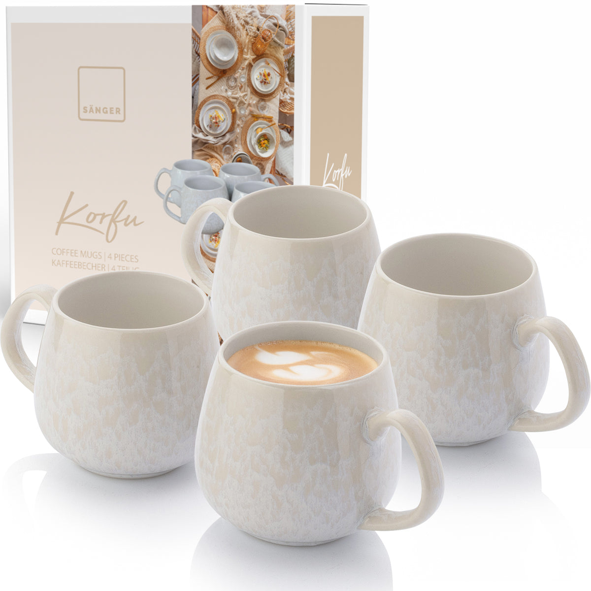 SÄNGER Coffee Mug Set Corfu, 4-piece