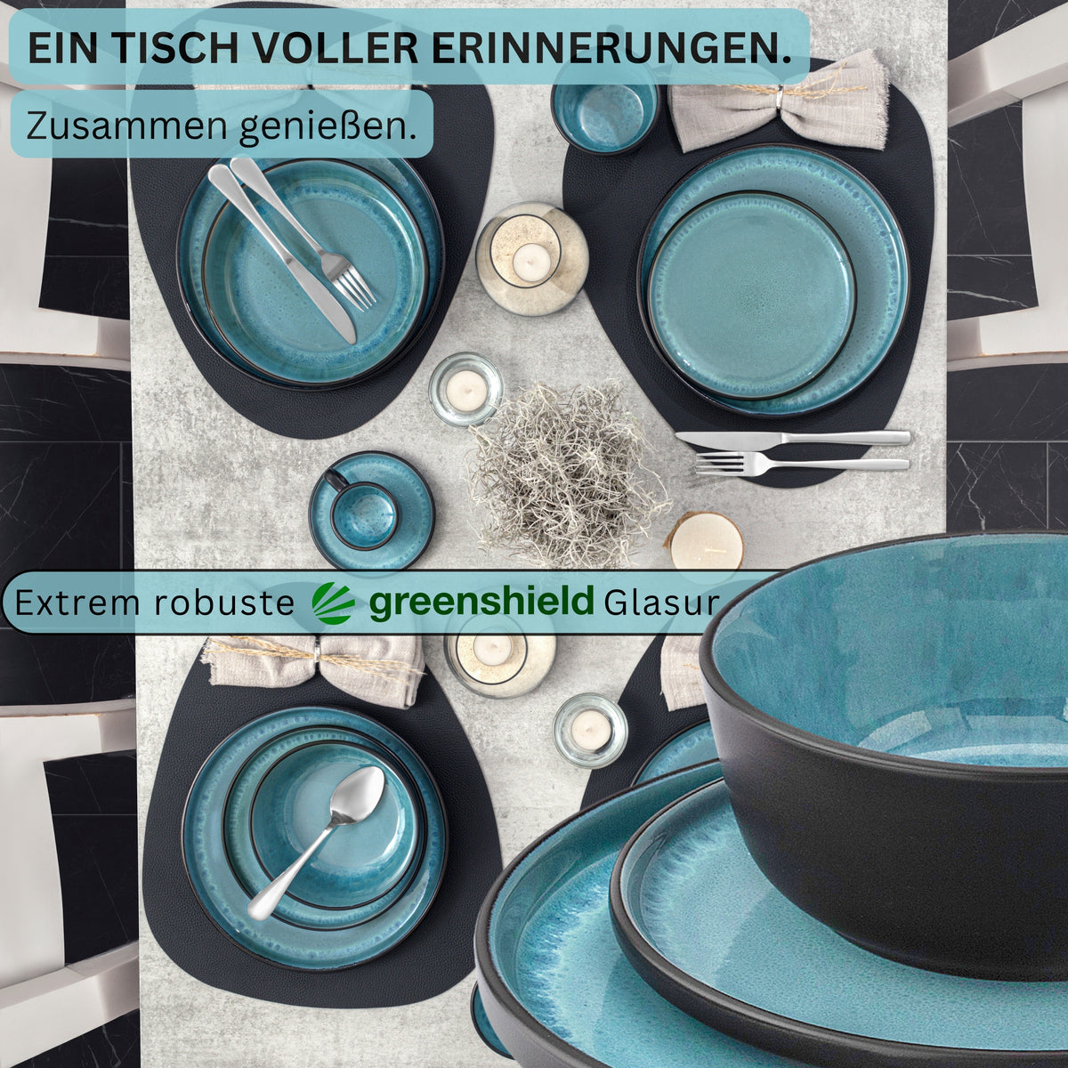 SÄNGER Dinnerware Set Granada - 36-piece stoneware