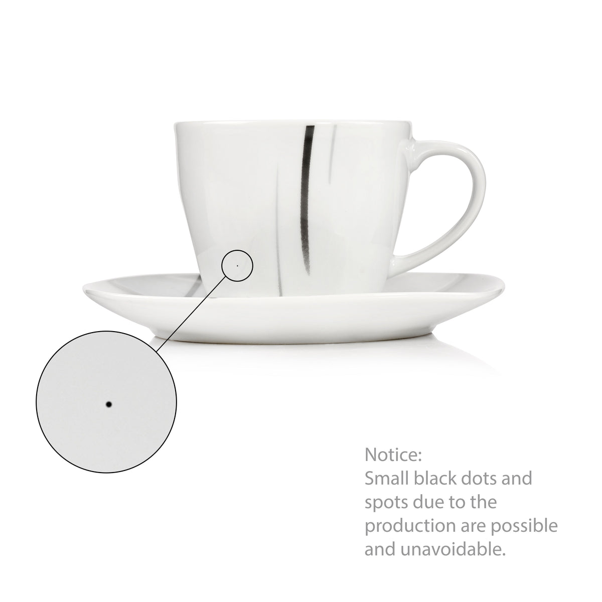 SÄNGER Kaffeeservice Bilgola Black Lines 12 teilig für 6 Personen