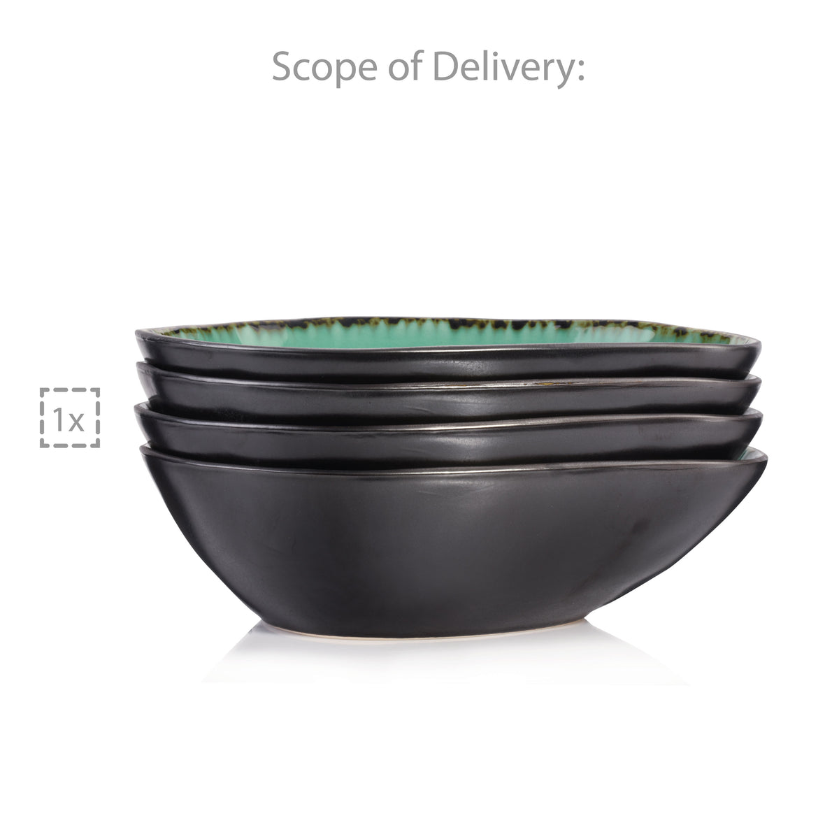 SÄNGER Pasta Bowl Set Palm Beach 4-piece