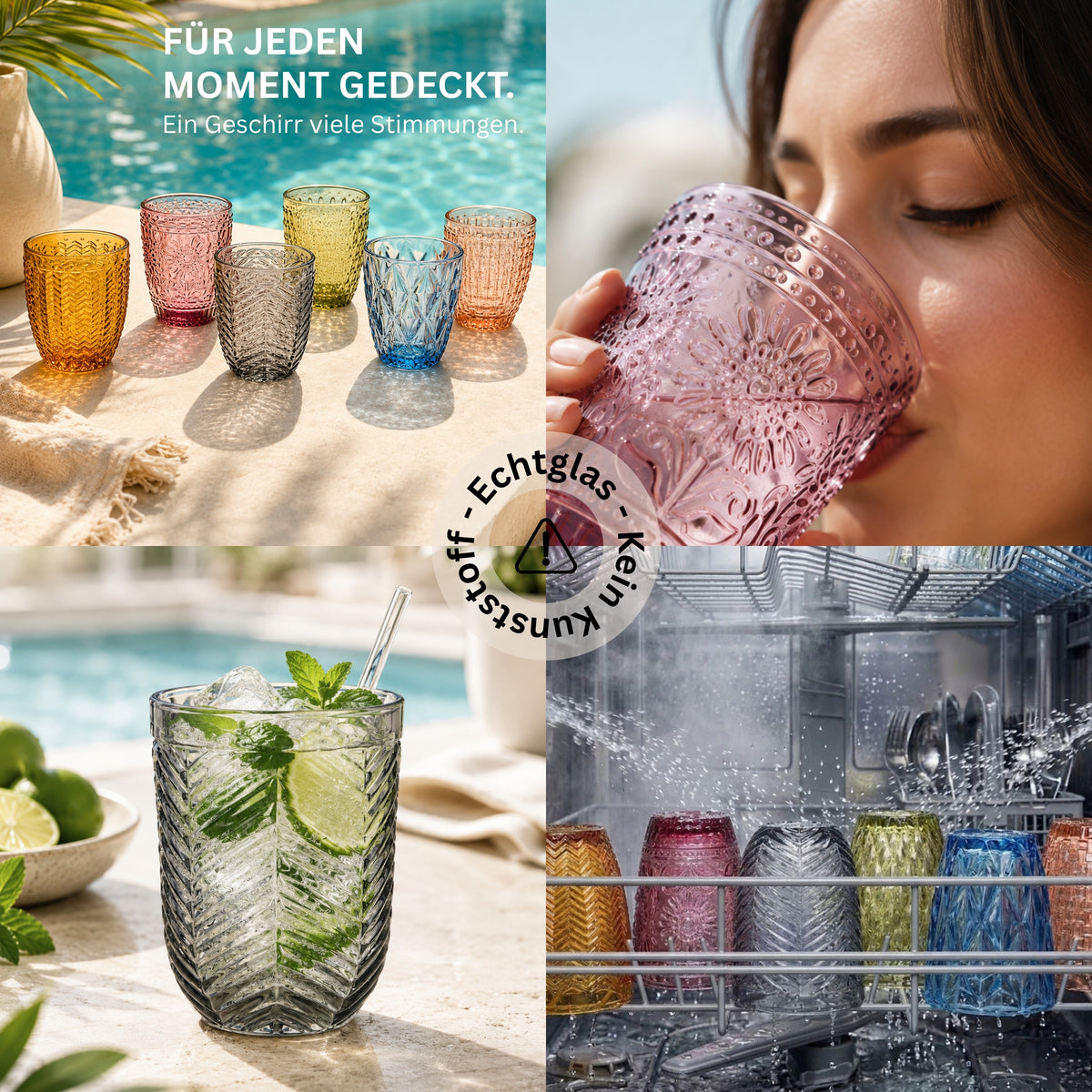 SÄNGER Drinking Glasses Set Porto 6-piece