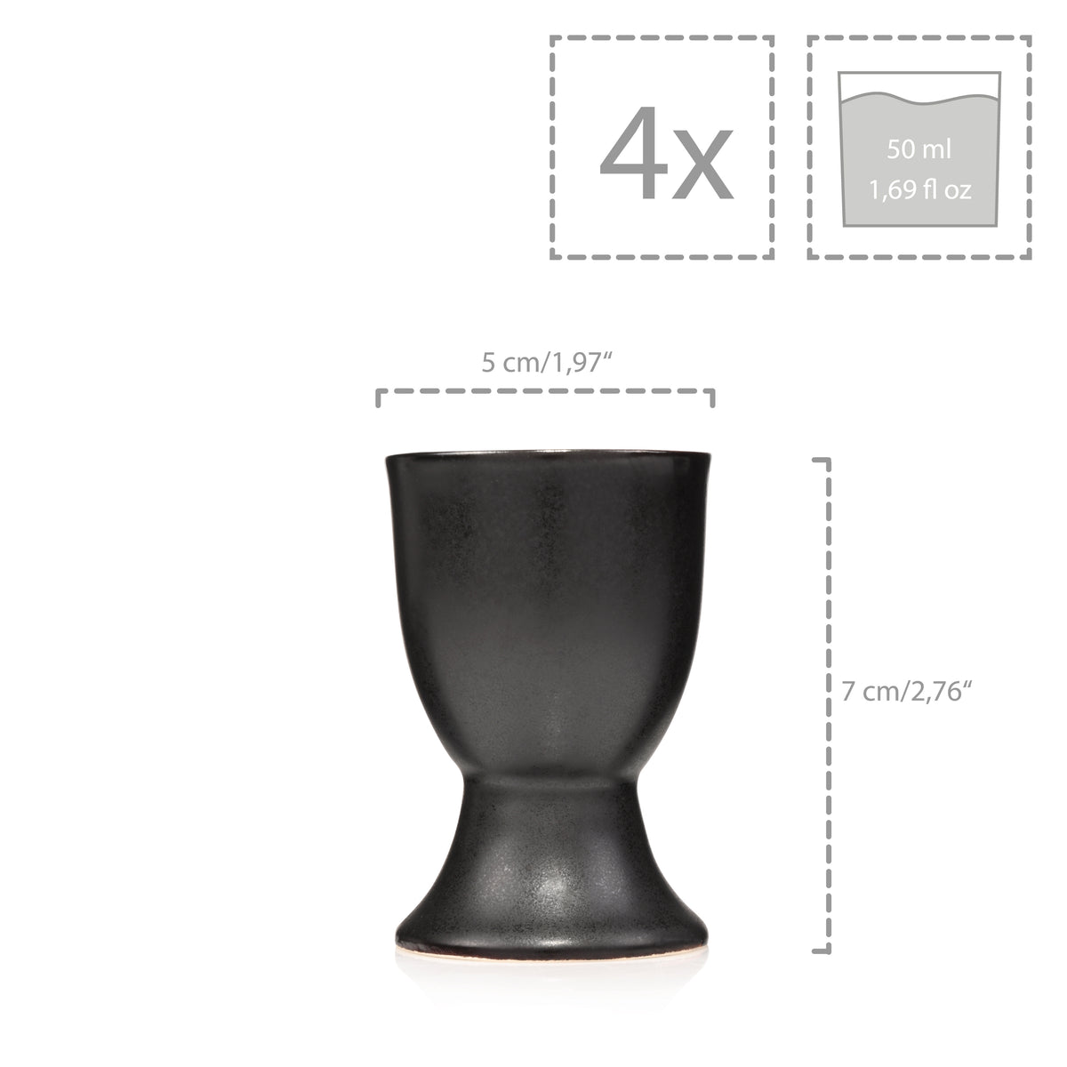 SÄNGER Egg Cup Set Palm Beach 4-piece