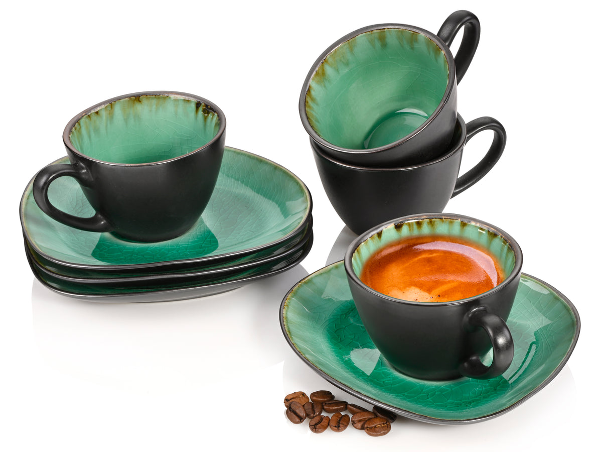 SÄNGER Espresso Cup Set Palm Beach, 8-piece