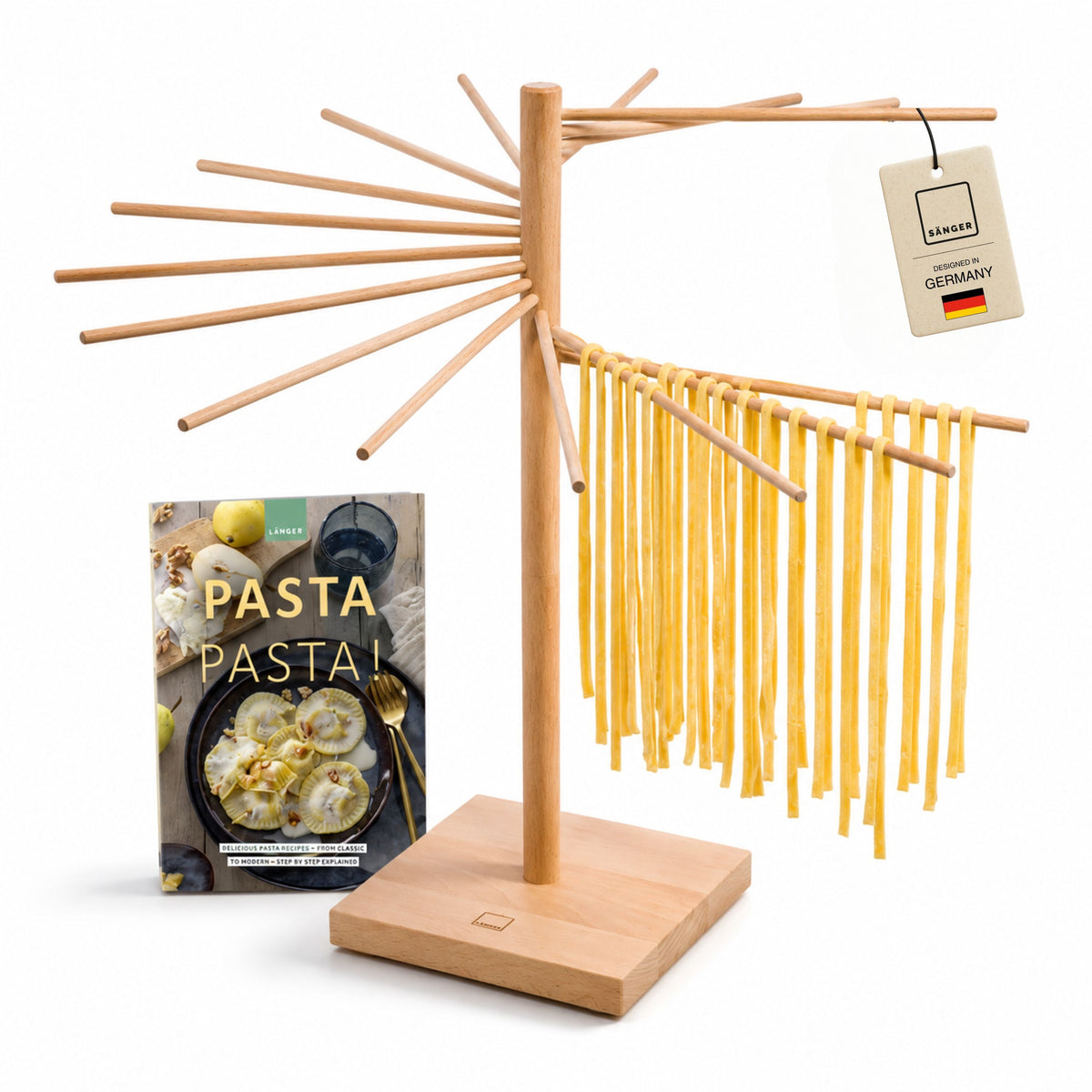 SÄNGER Pasta Dryer XXL 50cm including "Pasta Pasta" Booklet