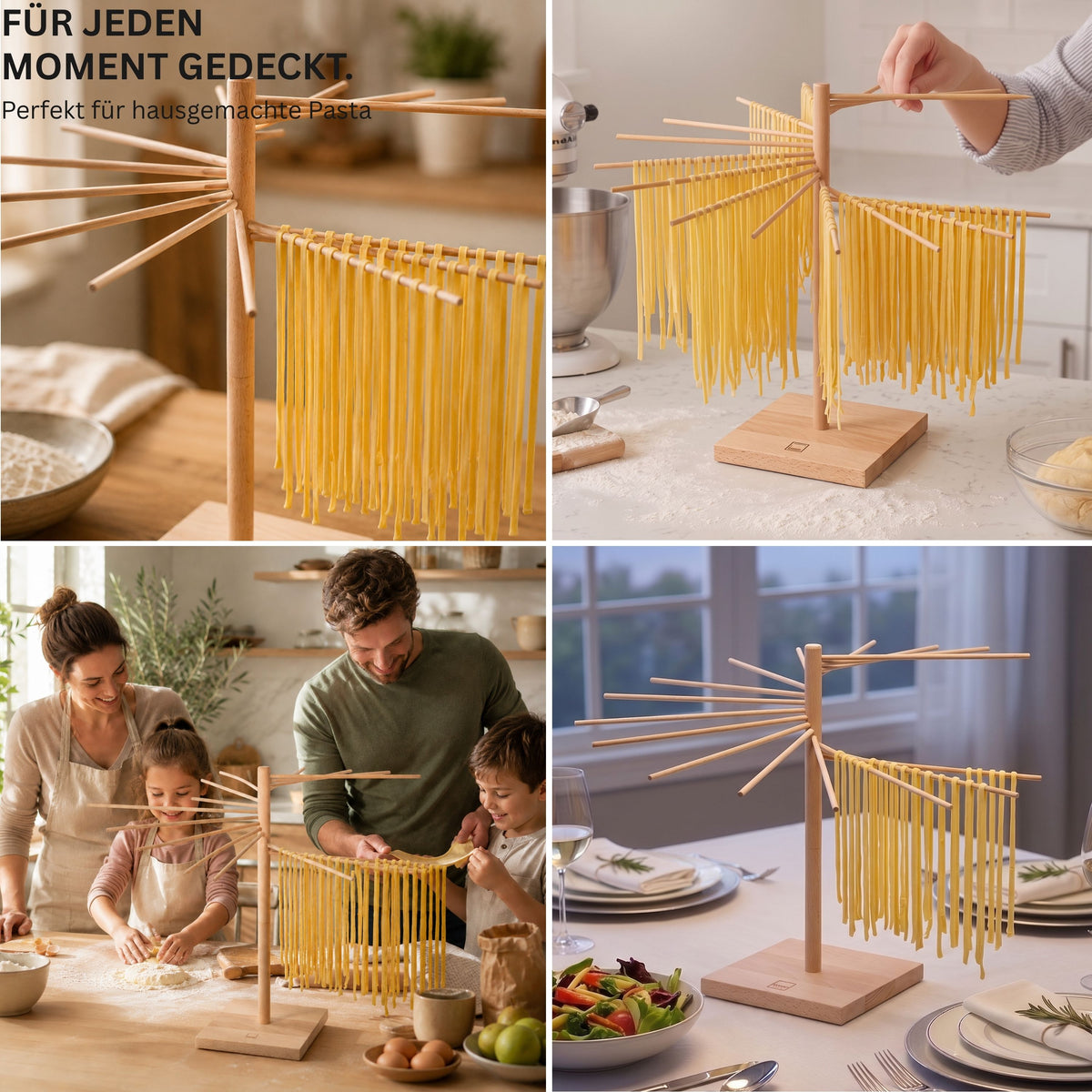 SÄNGER Pasta Dryer XXL 50cm including "Pasta Pasta" Booklet