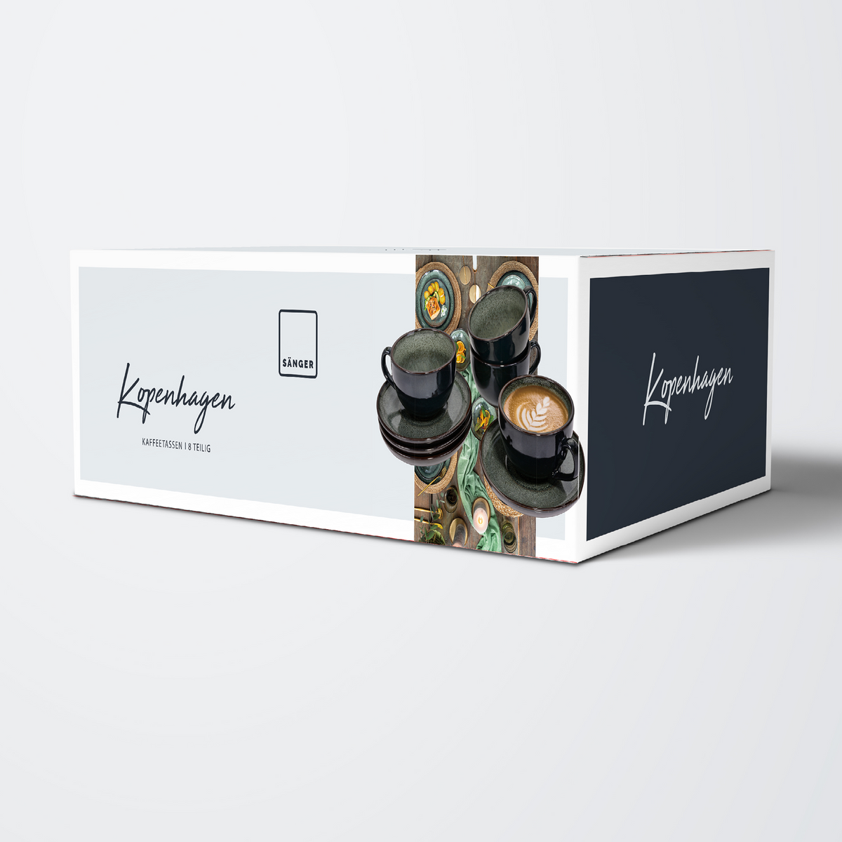 SÄNGER Copenhagen 8-piece Coffee Cup Set