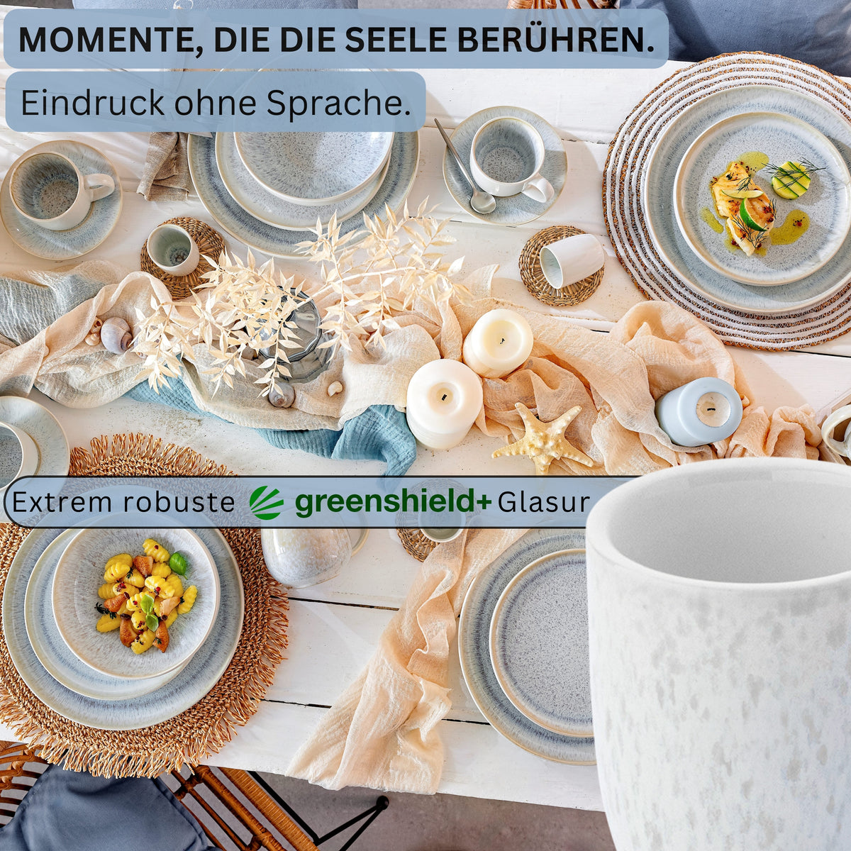 SÄNGER Espresso Mug Set Santorini 4-piece