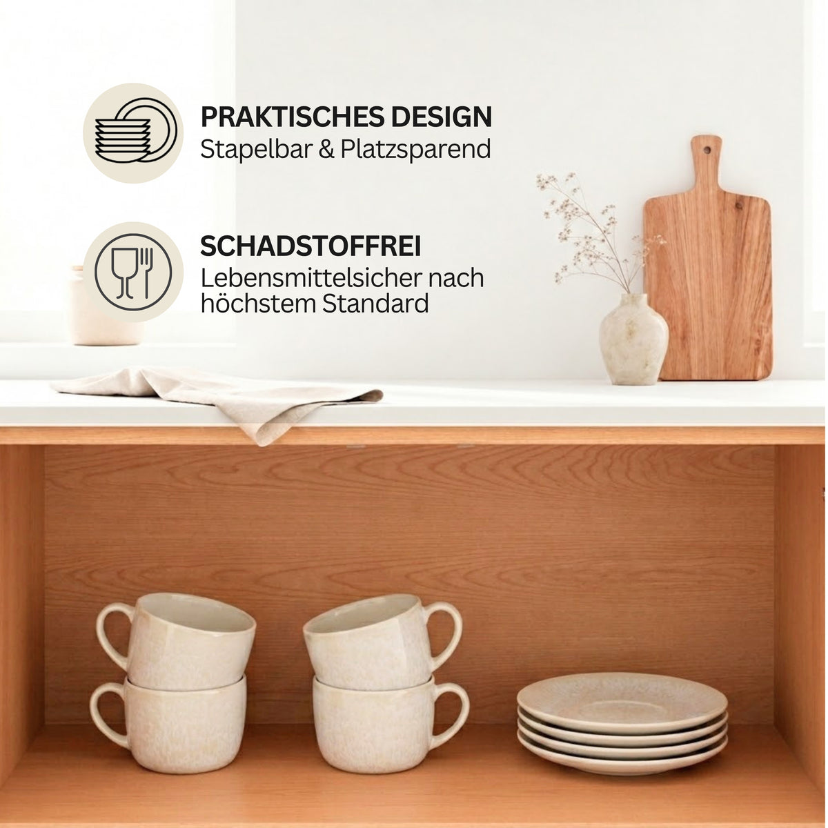 SÄNGER Korfu 8-Piece Coffee Cup Set