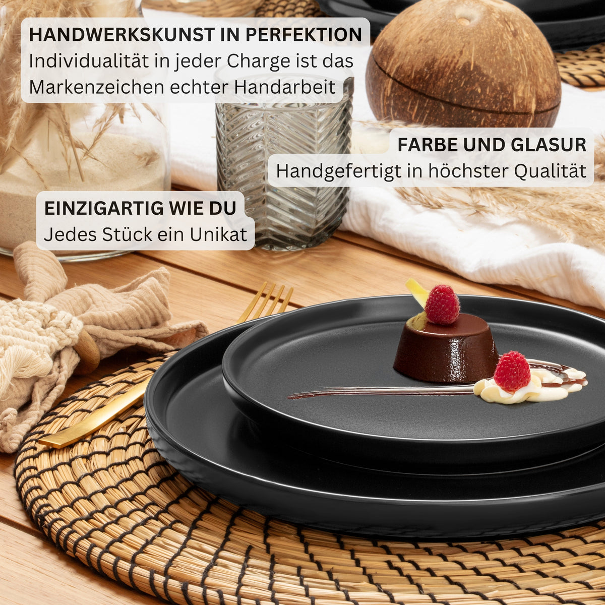 SÄNGER Dessertteller Set Madeira 6 teilig