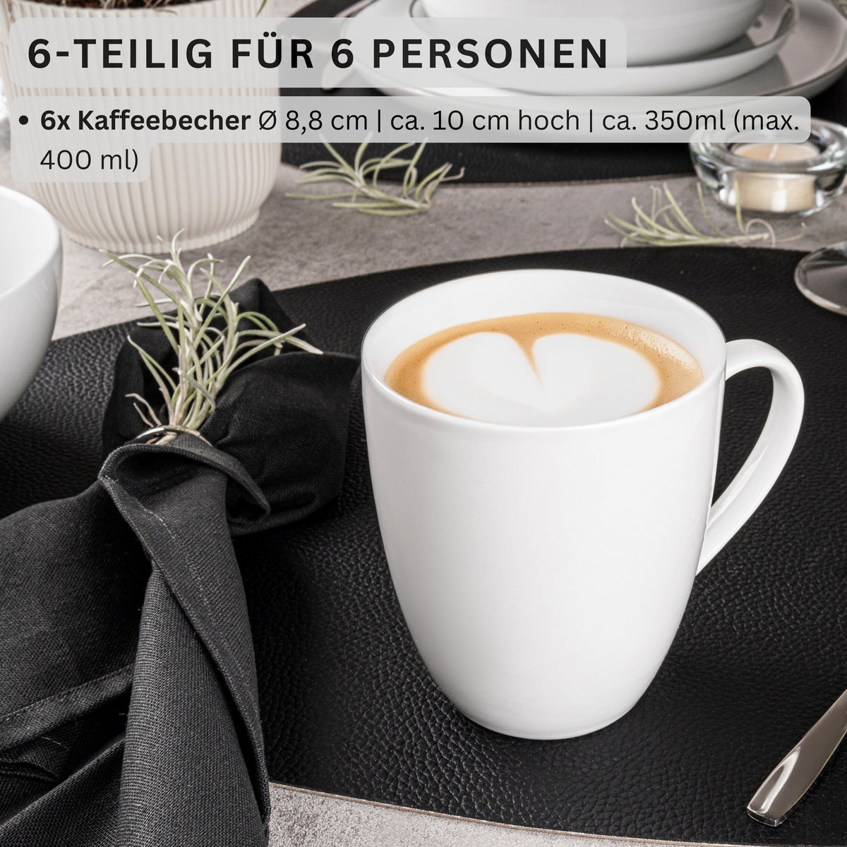Sänger Kaffeebecher Set New Port  6 teilig