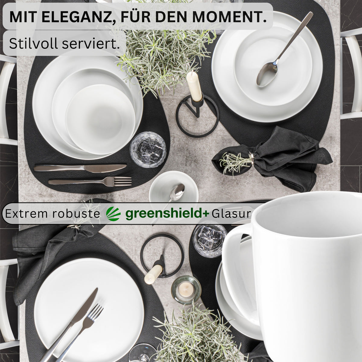 SÄNGER Porzellan Kaffeebecher Marlo 6-teilig