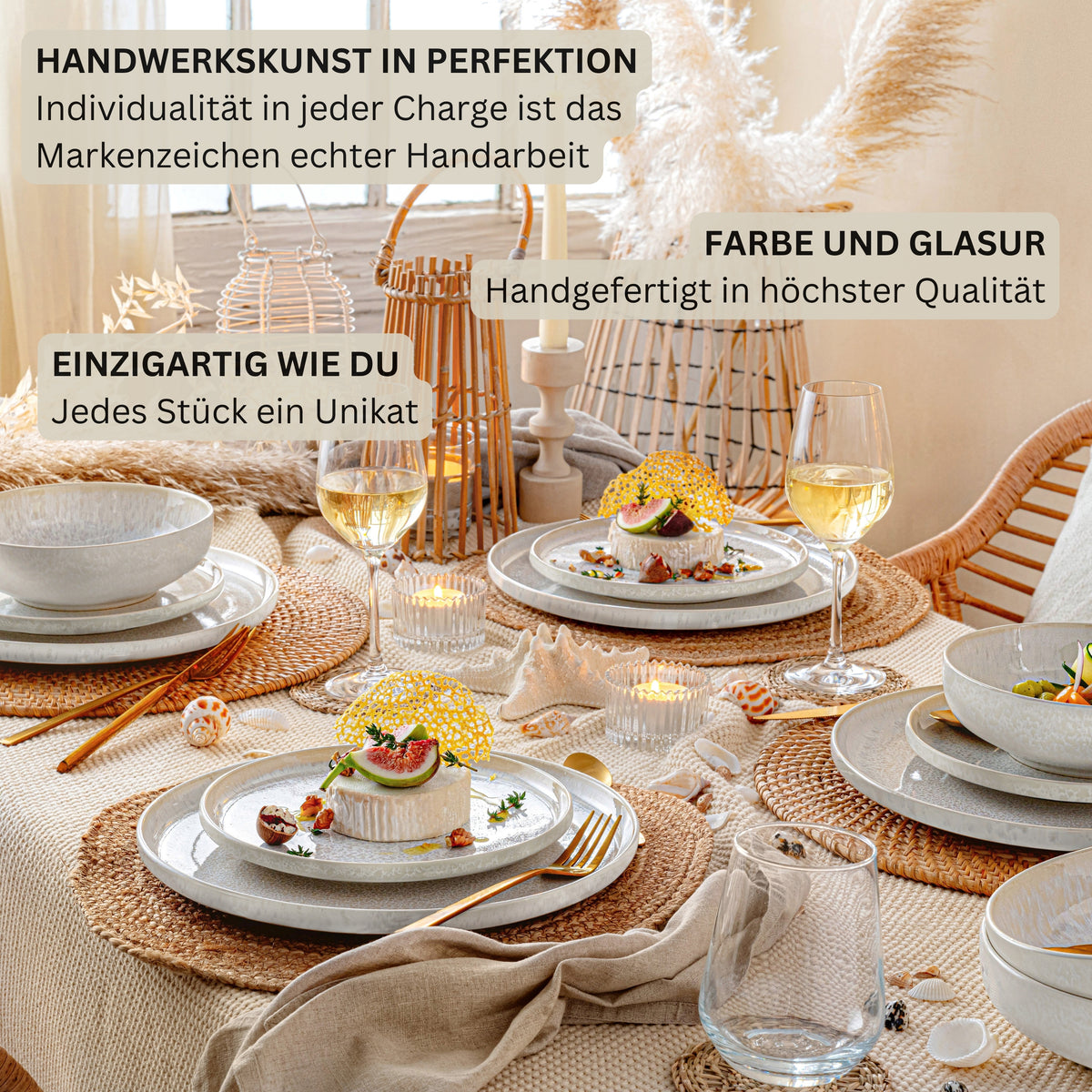 SÄNGER Eierbecher Set Korfu 4 teilig