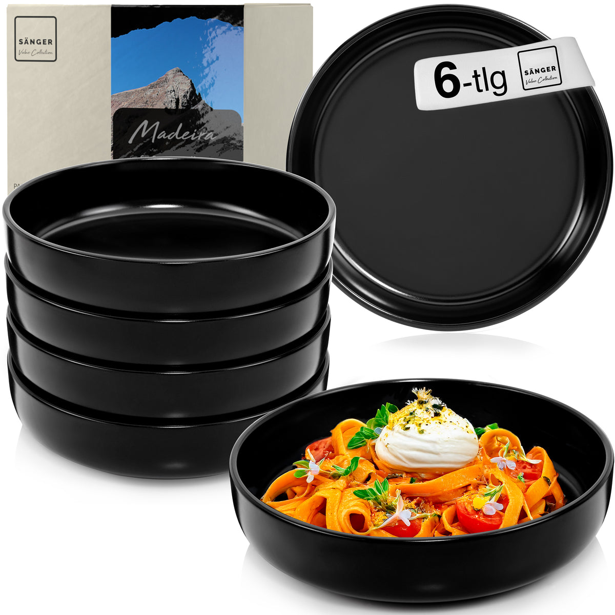 SÄNGER Pastateller Set Madeira 6 teilig