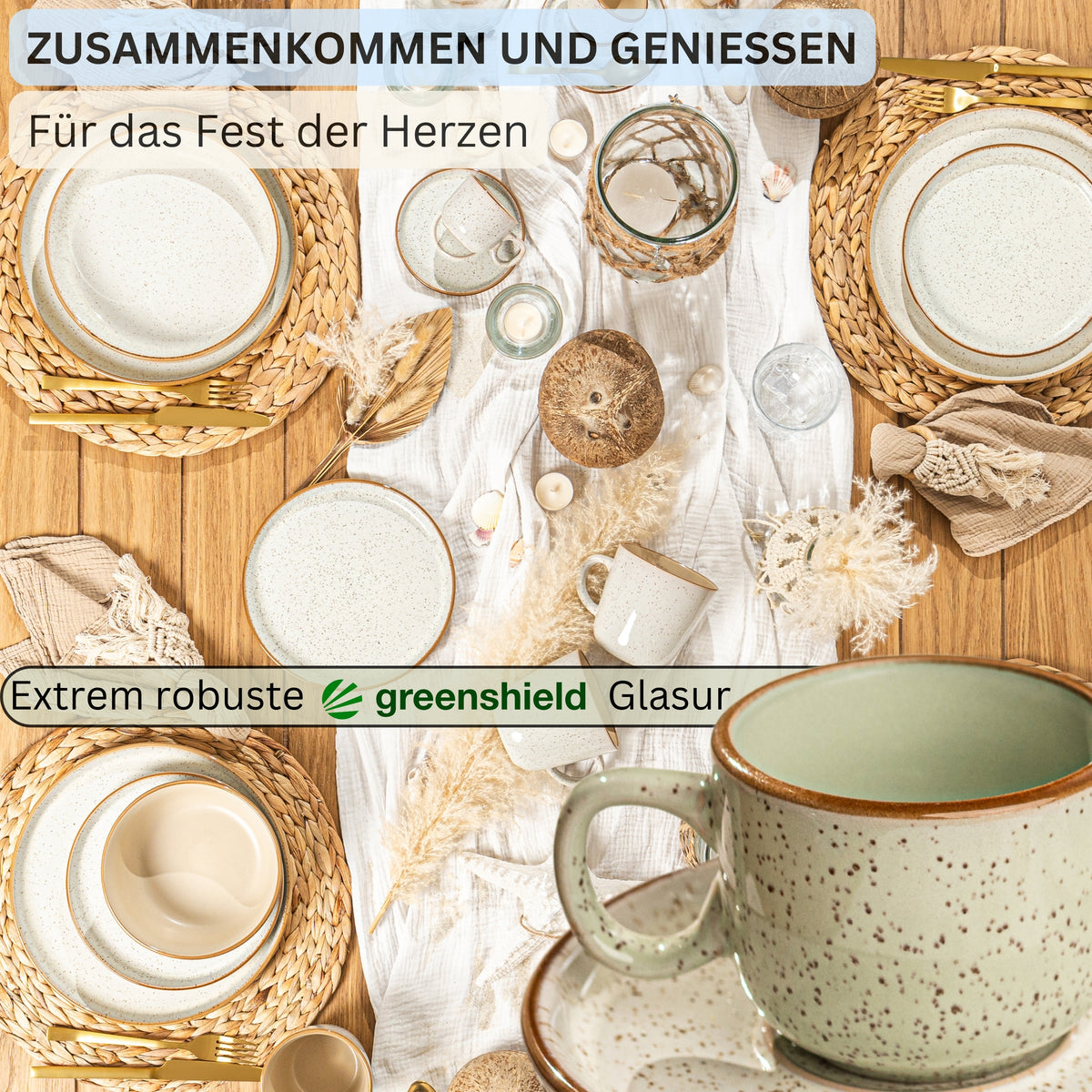 SÄNGER Espressotassen Set Rio 8 teilig für 4 Personen