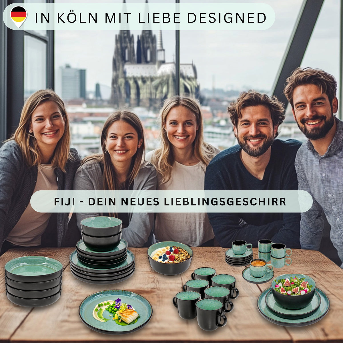 SÄNGER Kaffeebecher Set Fiji 6 teilig