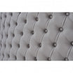Caisse MADAME Matelassée avec Boutons Structure Blanc Gloss