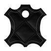 Caisse ROYAL I Arrondie Matelassée avec Boutons  Structure Blanc Gloss